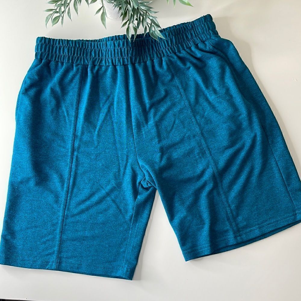 BlevonH athletic shorts.  Pockets. Elastic waistband. Size L. Sporty.